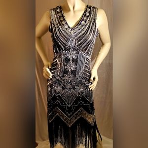 Vintage 1920s Sequin Dress